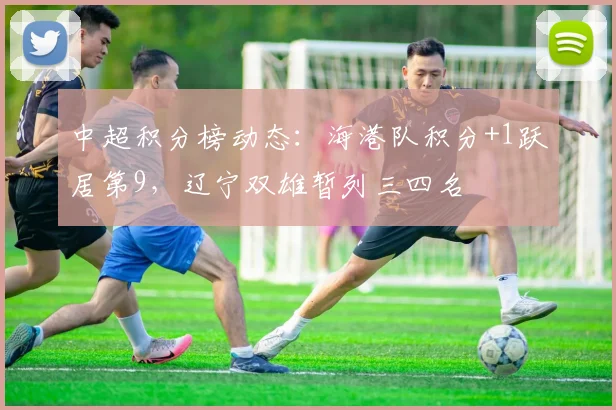 中超积分榜动态：海港队积分+1跃居第9，辽宁双雄暂列三四名